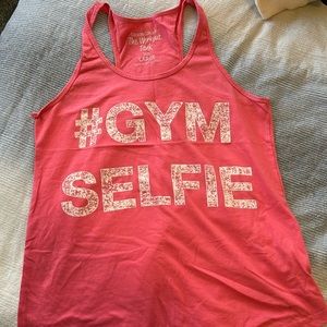 Pink tank top